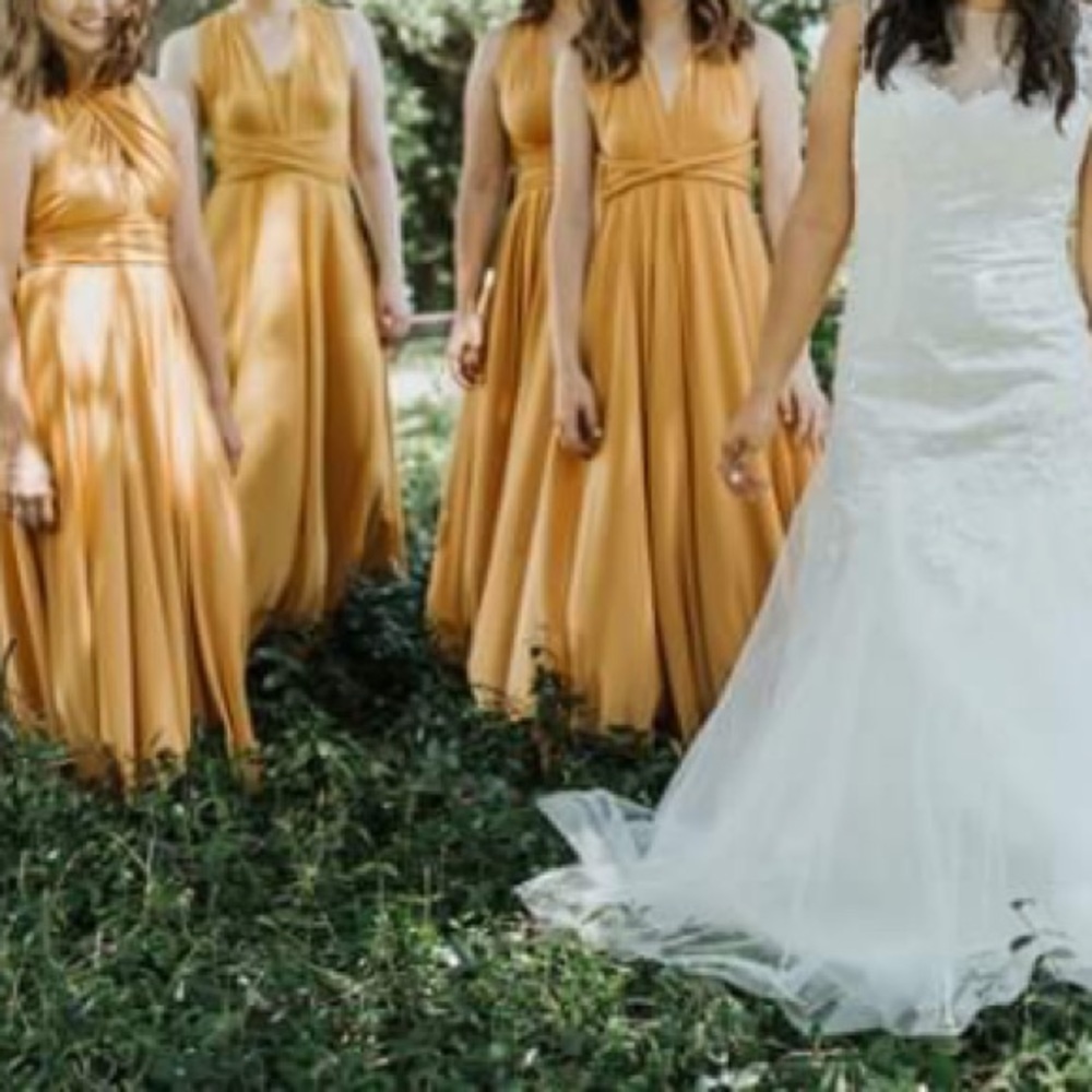 Mustard Bohemian Infinity Dress